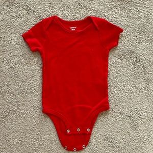 🍼Red Short Sleeve Bodysuit🍼
